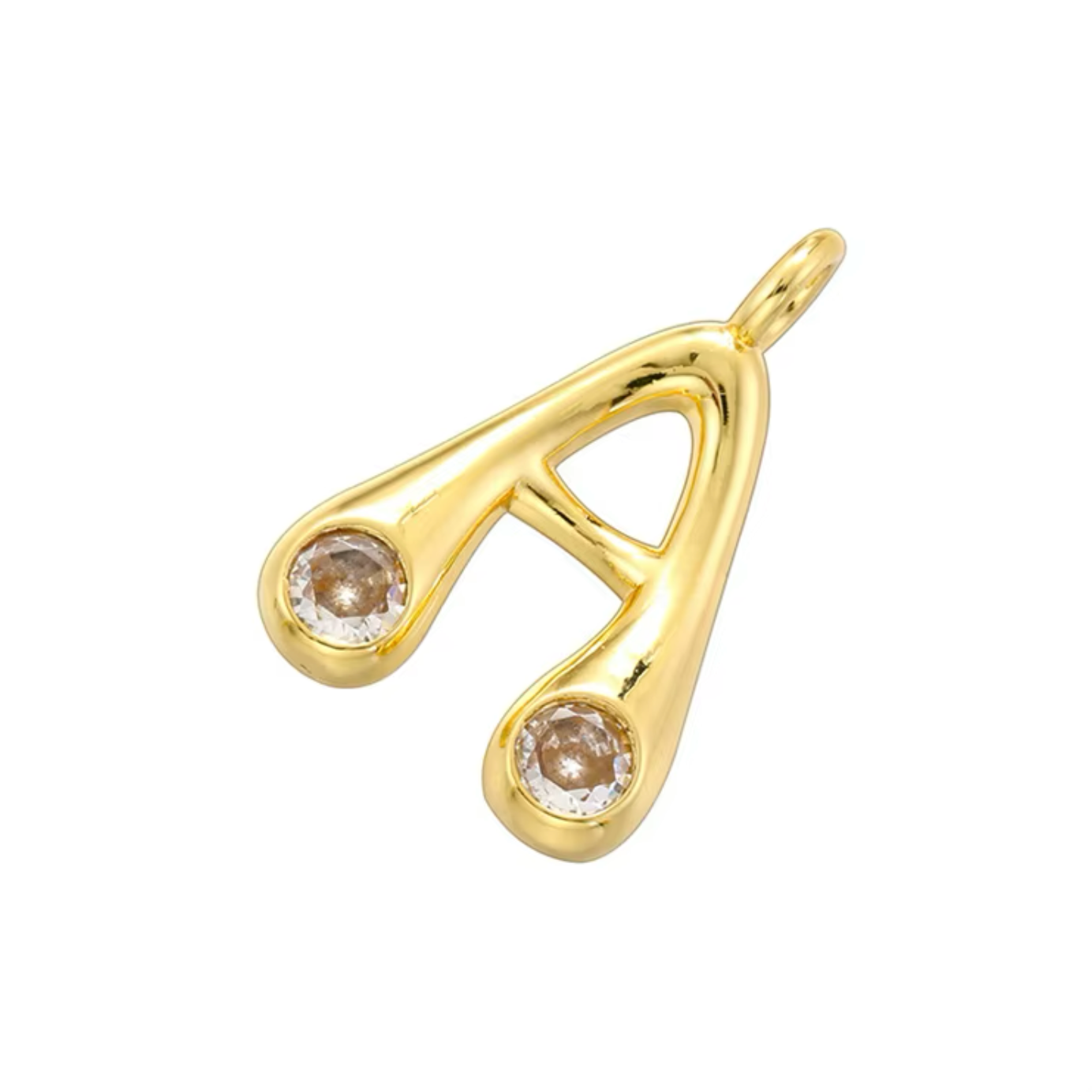 Name Drop Charm & Chain in Gold