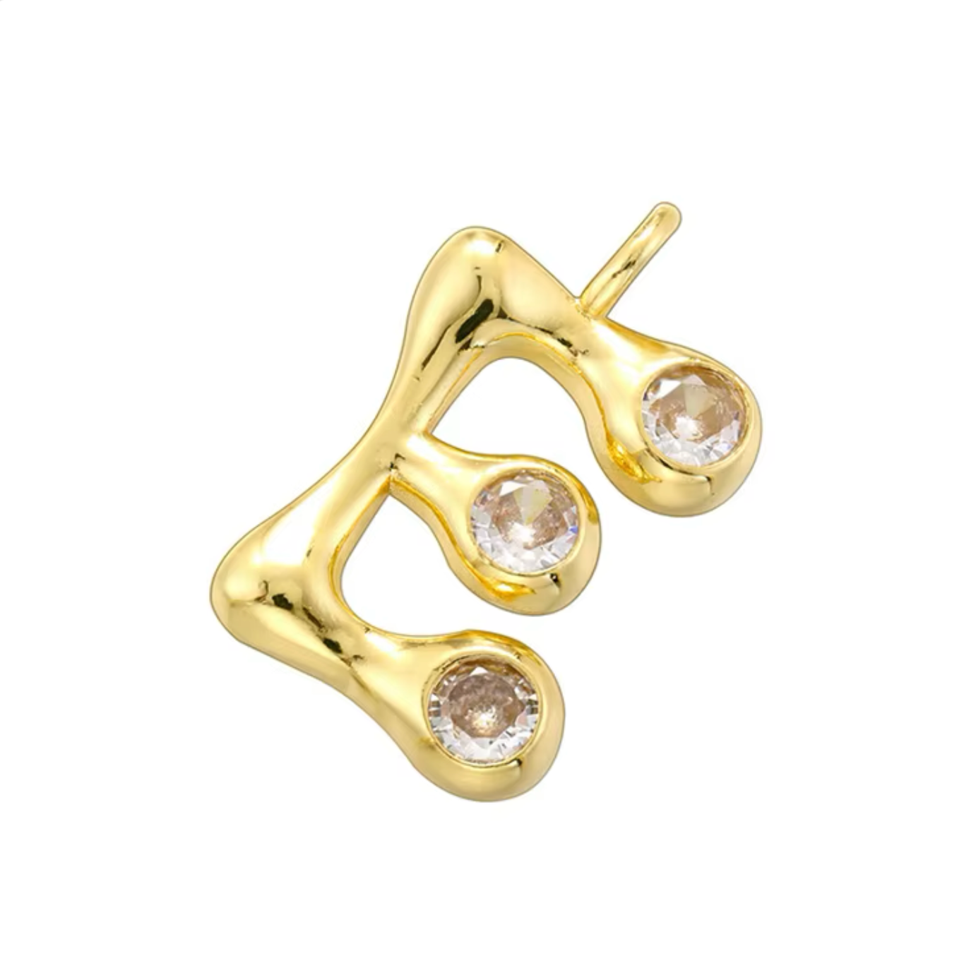 Name Drop Charm & Chain in Gold