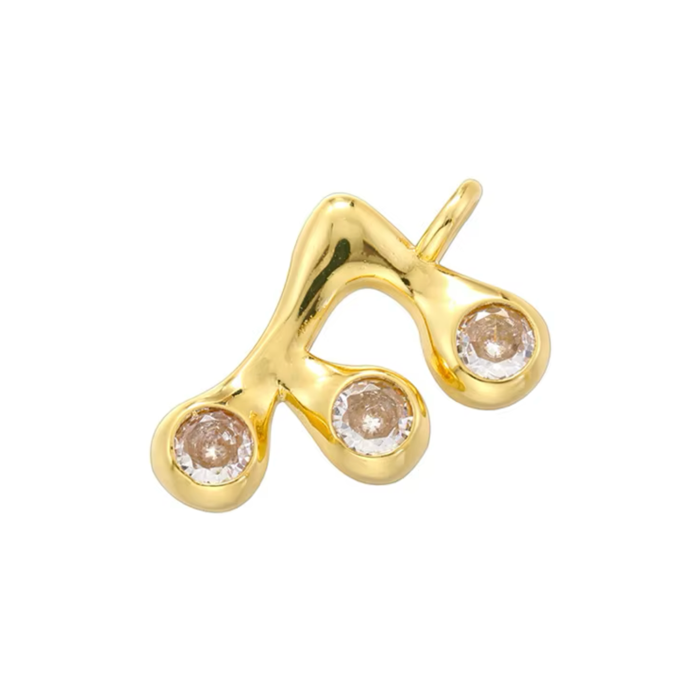 Name Drop Charm & Chain in Gold