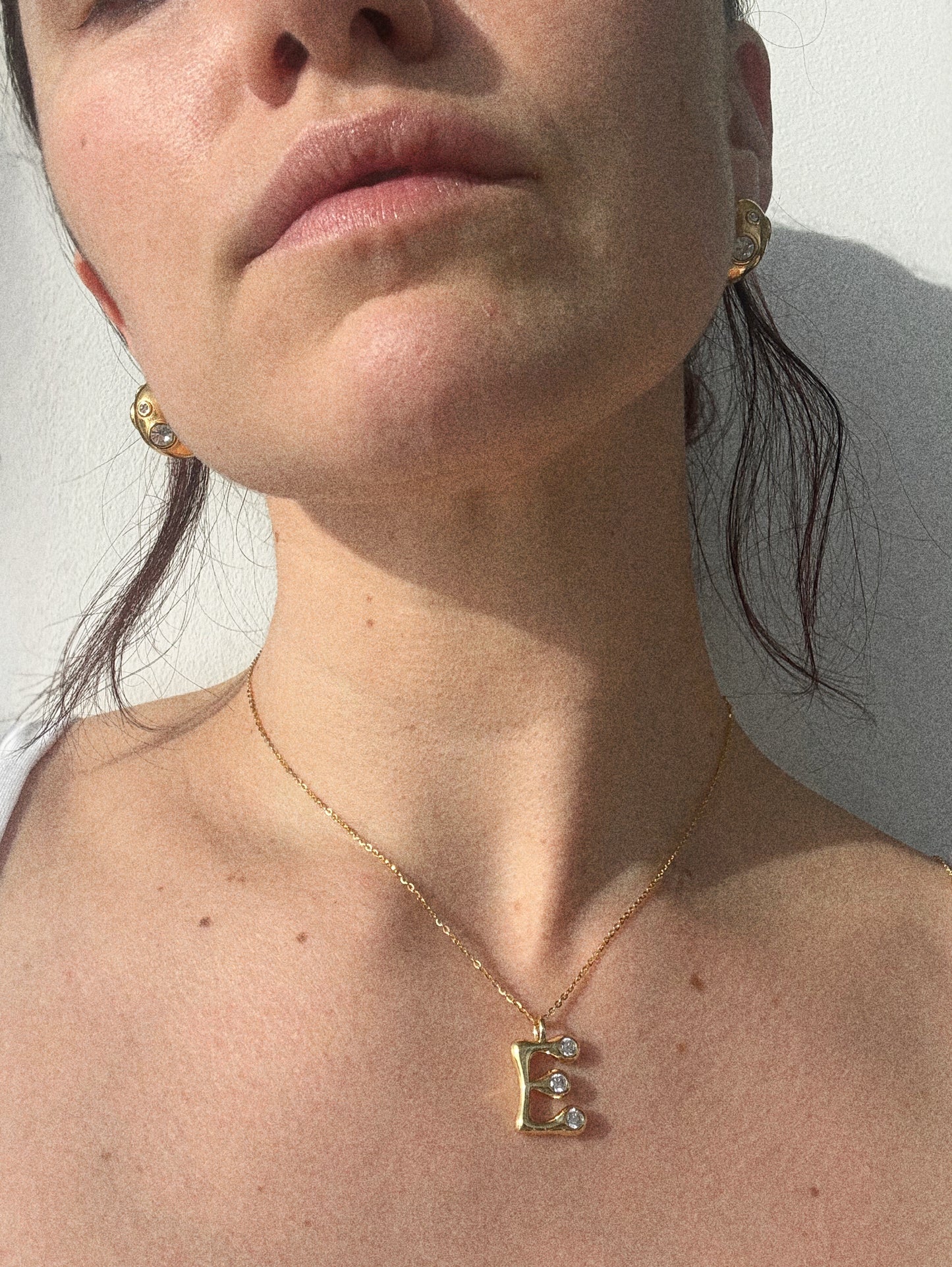 Name Drop Charm & Chain in Gold