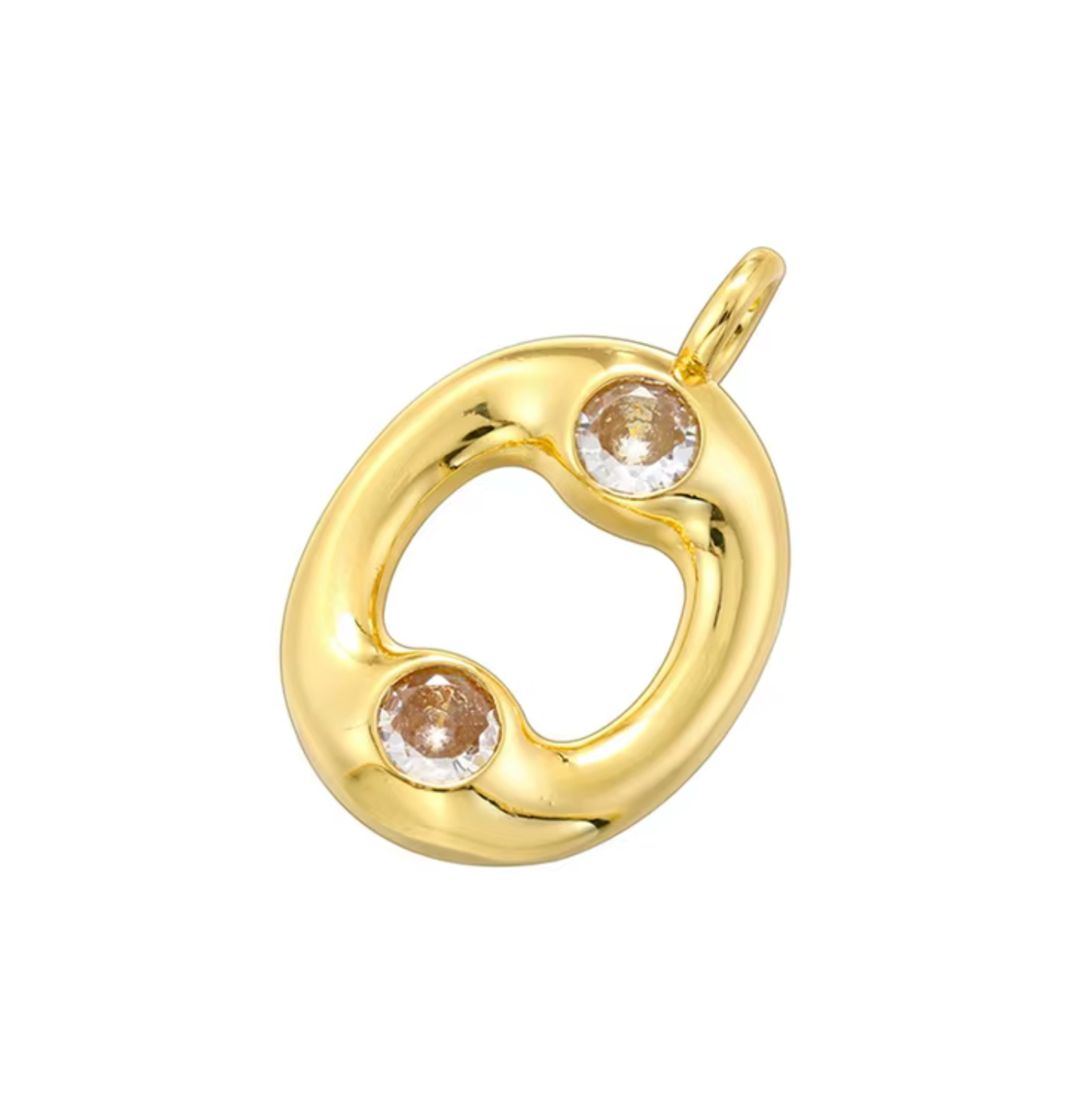 Name Drop Charm & Chain in Gold