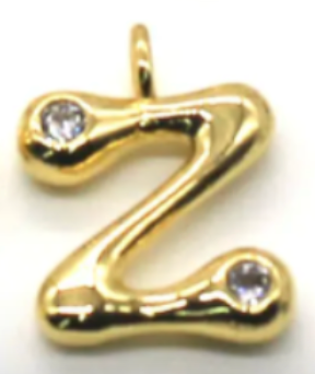 Name Drop Charm & Chain in Gold