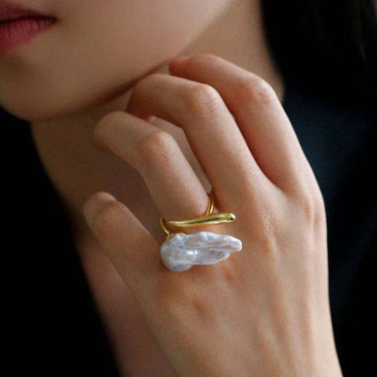 Halo Pearl Ring
