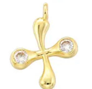 Name Drop Charm & Chain in Gold