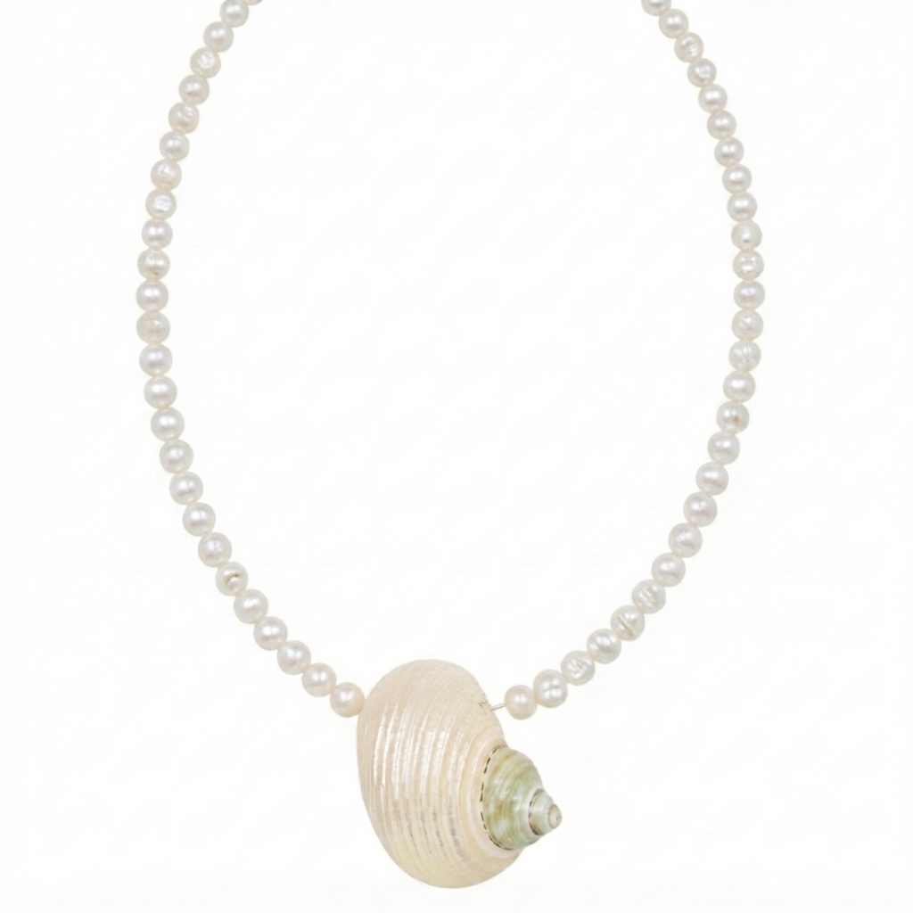 Siren Pearl Abalone Shell Necklace