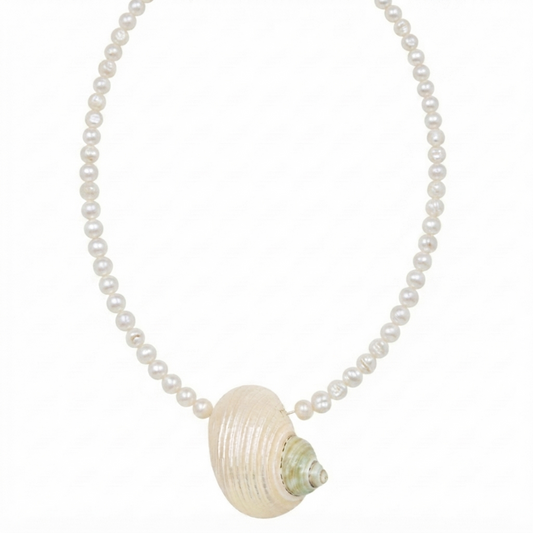 Siren Pearl Abalone Shell Necklace