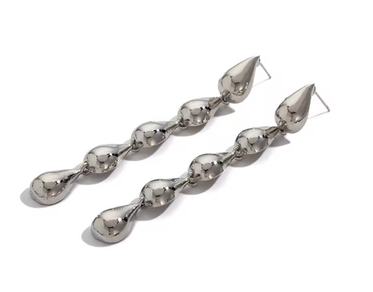 Just a Drop Earrings in Silver