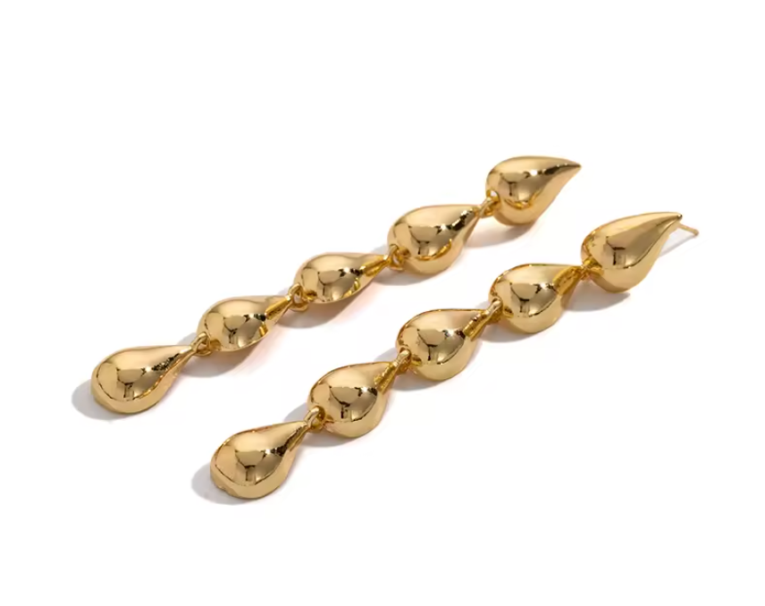 Just a Drop Earrings in Gold