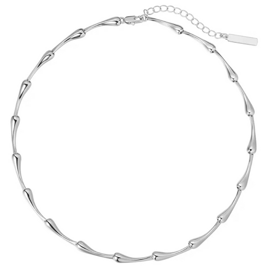 Just a Drop Necklace Silver